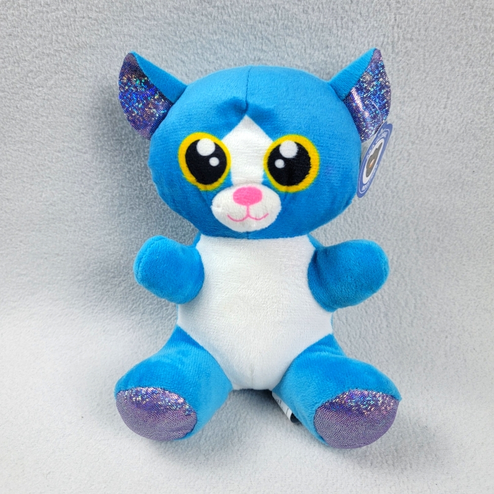 A&A Global Industries Plush Blue Cat Stuffed Animal Toy NEW